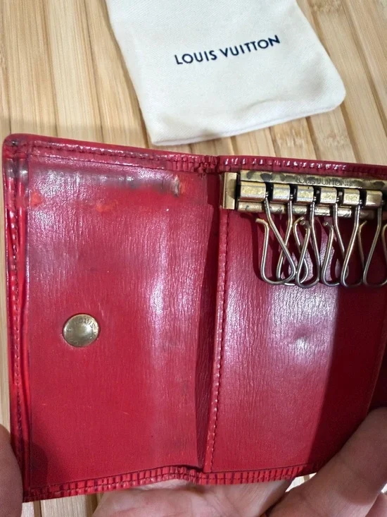 Louis Vuitton Epi Leather Key-Holder Wallet Authentic Louis Vuitton Keychain - Picture 3 of 13